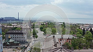 Center of Mariupol,Ukraine before Russian invasion