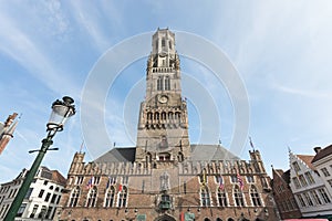 Center Market of Bruges, Belgium