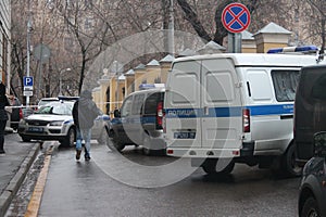 In the center of Moscow on Arbat car found murderers Nemtsov photo