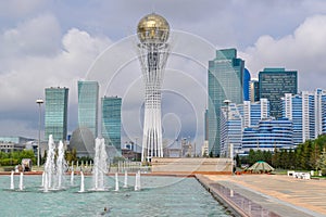 In the center of Nursultan