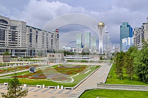 In the center of Nursultan