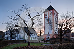Center of Odenthal, small village close to Bergisch Gladbach, Germany