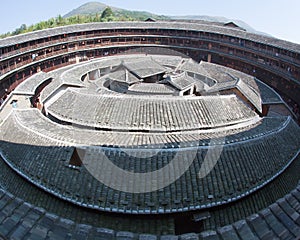 The center part of Hakka earth building