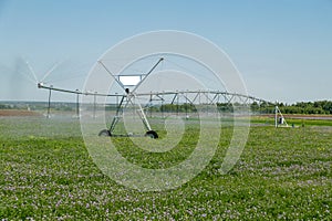 Center pivot crop irrigation or irrigating system for farm management