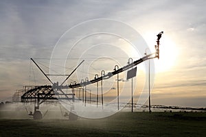 Center-pivot irrigation photo