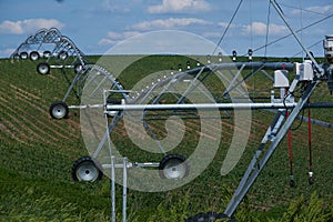 Center pivots are customized for the terrain they irrigate