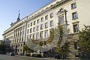 The center of Sofia, Bulgaria