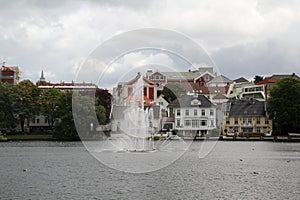 Center of Stavanger, Norway