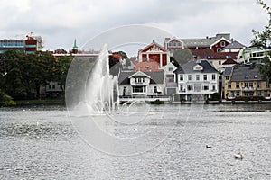 Center of Stavanger, Norway