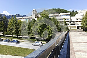 The Center of the town of Smolyan, Bulgaria