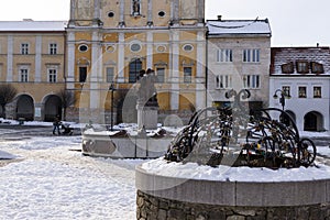 Center of Zilina town. Slovakia