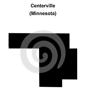 Centerville outline map