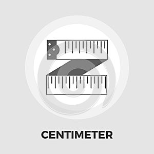 Centimetr flat icon.