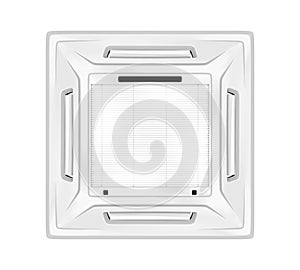 Central Air Conditioner Isolated