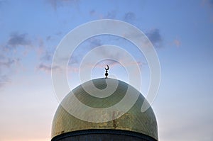 Central Almaty Mosque dome