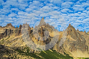 Central Andes Cerro Cathedral mountains