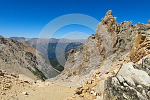 Central Andes mountains in San Carlos de Bariloche, Argentina