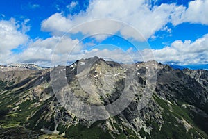 Central Andes rocky range Cerro Cathedral