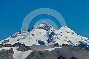 Central Andes snow mountain Cerro Tronador