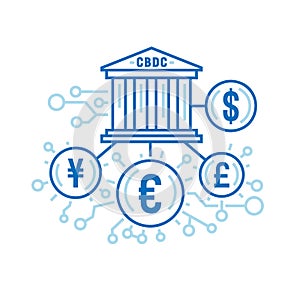 Central Bank Digital Currency. New form of money photo