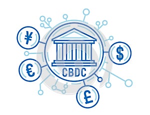 Central Bank Digital Currency. New form of money photo