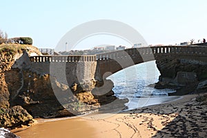 Central beach of Biarritz