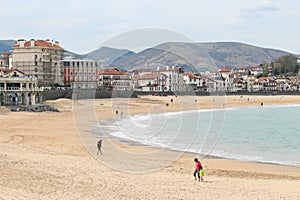 Central beach of Saint Jean de Luz