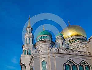 Central cathedral mosque in Moscow. Russia