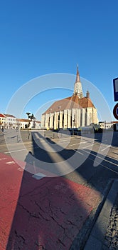 Central city in union Square in Cluj napoca