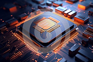 Central Computer Processors CPU chip