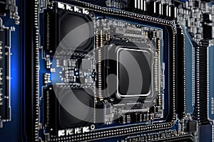 Central Computer Processors CPU macro