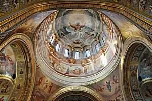 The Central Dome and Vaults with Amazing Paintings - Cathedral o