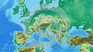 Central Europe ortho photo photo