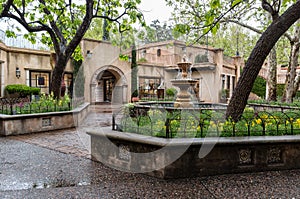 Central fountain at Tlaquepaque in Sedona, Arizona