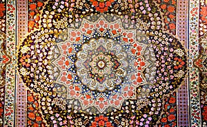 Centrální z krásný orientální Peršan koberec barvitý 