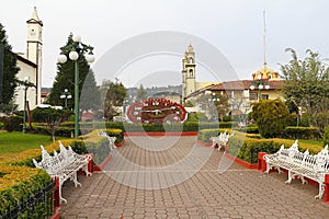 Central garden of the city of Zacatlan, puebla XXIX