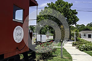 Central Iron Works historical marker in Helena