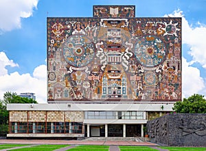 The Central Library at the National Autonomous University in Mexico