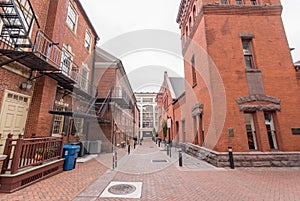 Central Market in Lancaster, Pennsylvania on a Cold Day