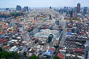 Central Market, Phnom Penh, capital city of Cambodia
