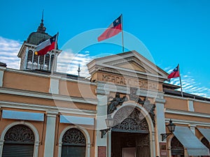 Central market of Santiago