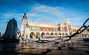 Central market square in Krakow