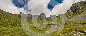 Central Massif from Sotres, Picos de Europa National Park, Spain photo