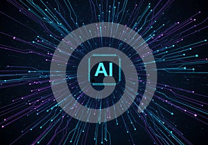 A central microchip labeled 
