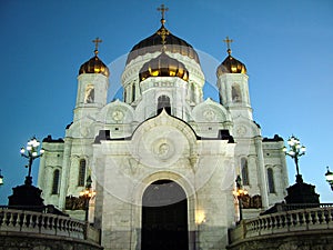 Central orthodox cathedral in Moscow