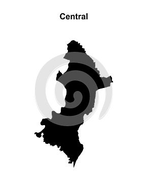 Central outline map