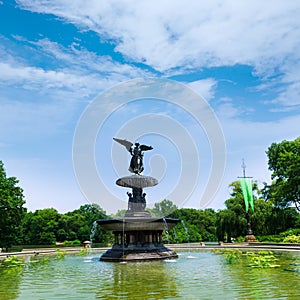 Central Park Angel of Waters fountain New York