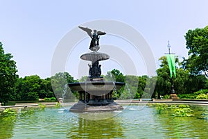 Central Park Angel of Waters fountain New York