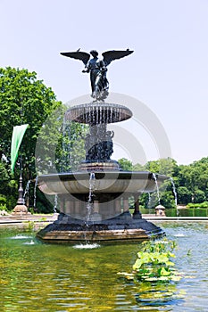 Central Park Angel of Waters fountain New York