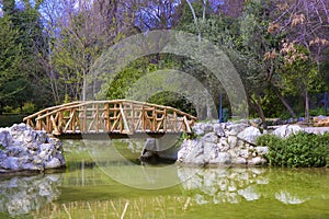 Central park in Athens, Greece